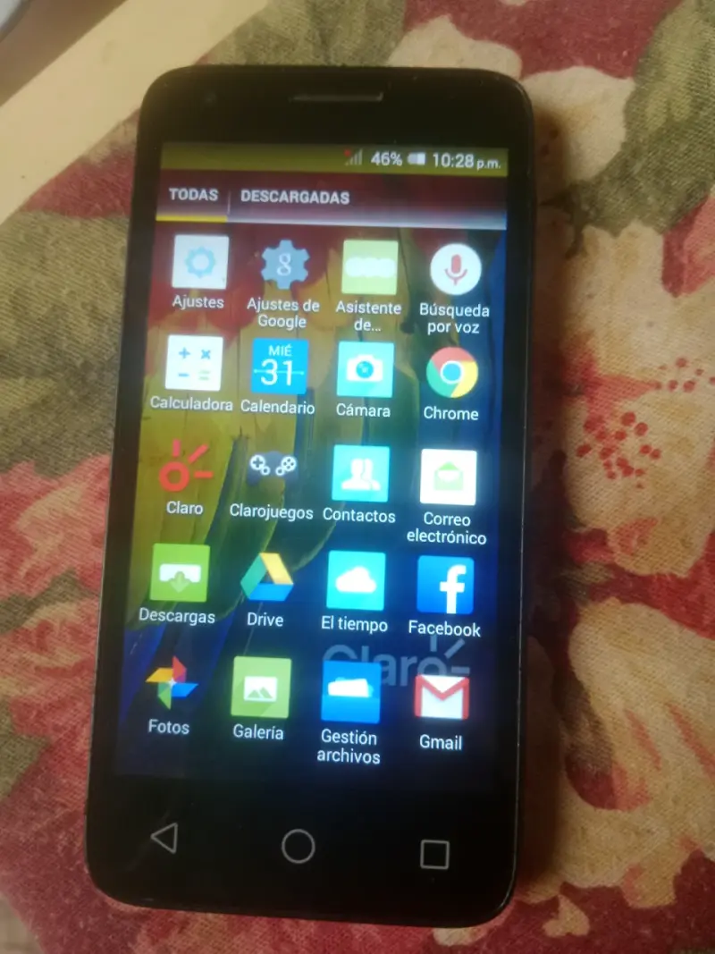 Smartphone Alcatel OneTouch Pixi blanco usado - 2