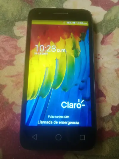 Smartphone Alcatel OneTouch Pixi blanco usado - miniatura 5