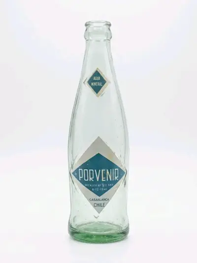 Botella Vintage Porvenir Agua Mineral Casablanca - miniatura 1