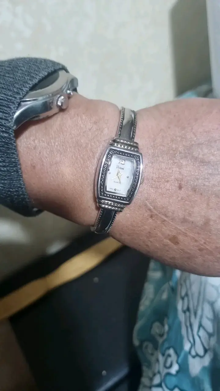 Reloj de pulsera vintage plateado para mujer - 3