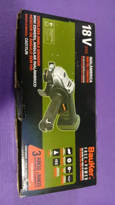 Mini esmeril angular inalámbrico Bauker 18V - miniatura 6