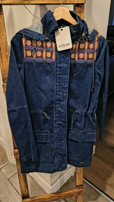 Chaqueta de mezclilla con bordado Umbrale - miniatura 3