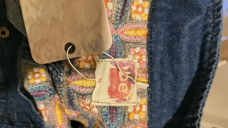 Chaqueta de mezclilla con bordado Umbrale - 4