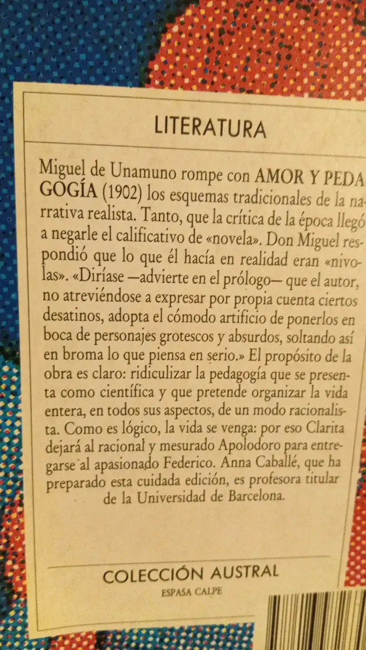 Libros de Miguel de Unamuno: Amor y Pedagogía y Del Sentimiento Trágico de la Vida - 2