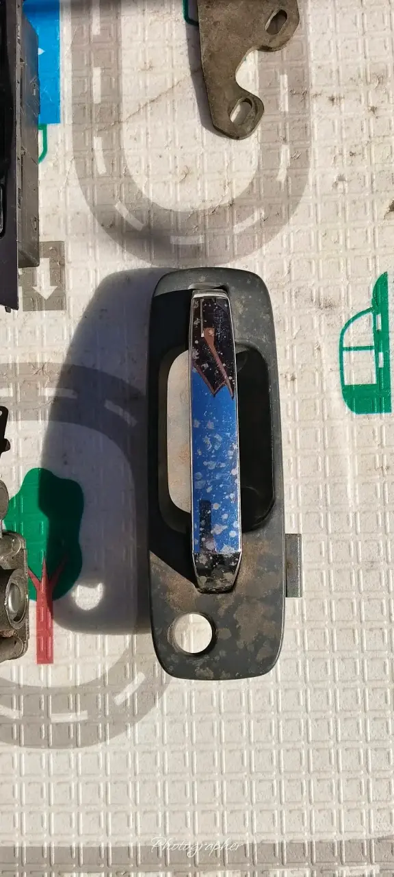 Manilla de puerta de auto cromada