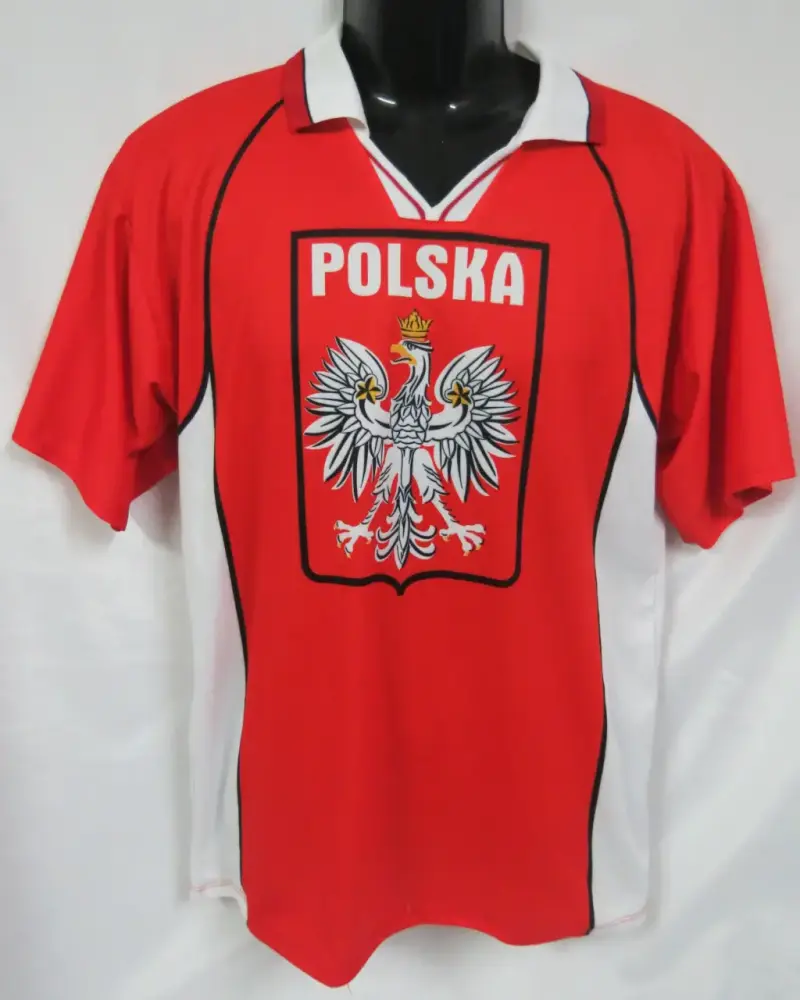 Camiseta Roja de Fútbol Polonia Talla M - 1