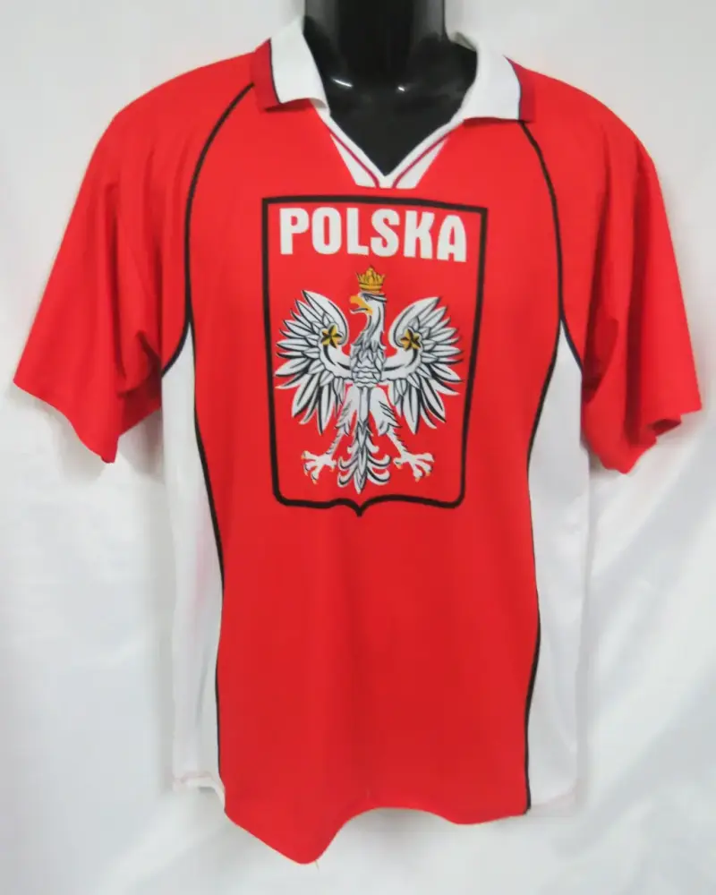 Camiseta Roja de Fútbol Polonia Talla M - 2