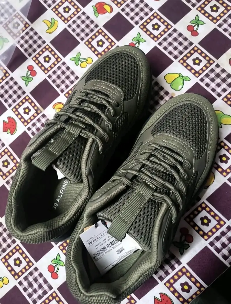 Zapatillas deportivas verde oliva para hombre - 2