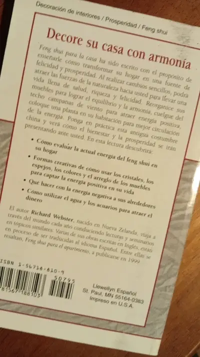 Libro Feng Shui para la Casa de Richard Webster - miniatura 2