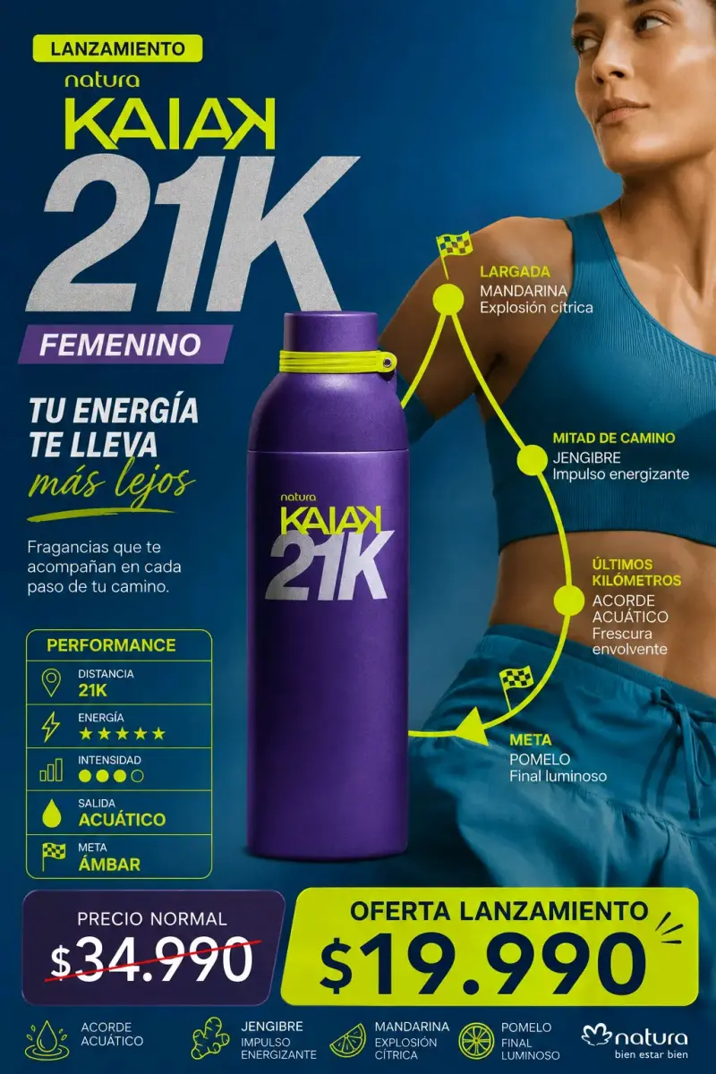 Perfume Natura Kaiak 21K Femenino 100ml