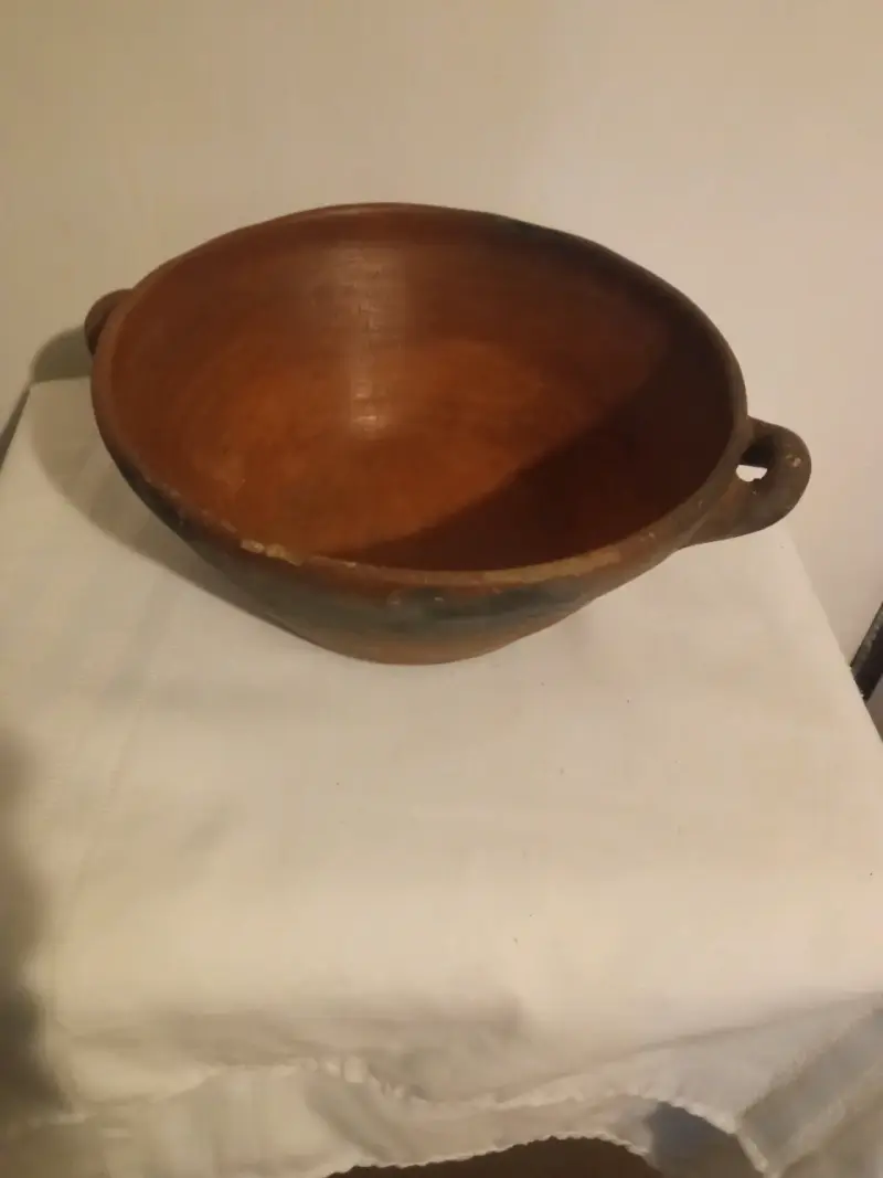 Olla de Greda Artesanal con Asas - 2