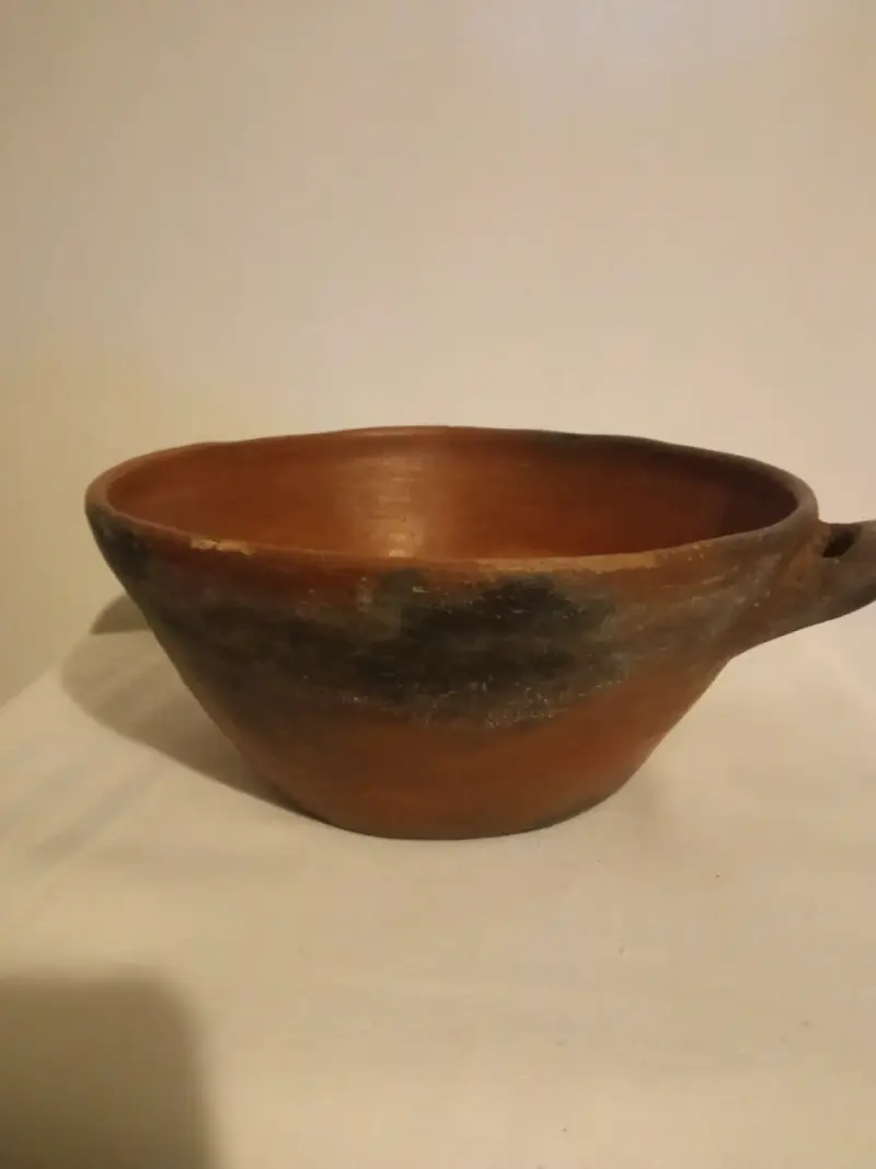 Olla de Greda Artesanal con Asas - 8