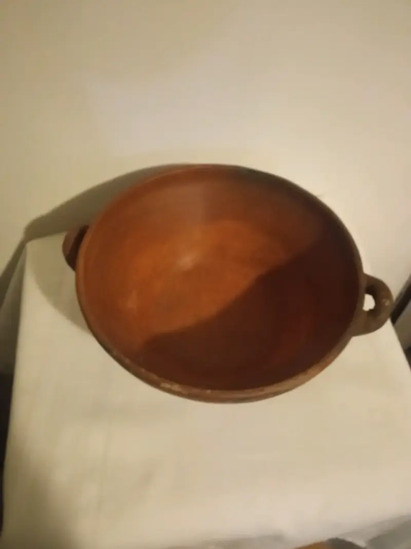 Olla de Greda Artesanal con Asas - 9