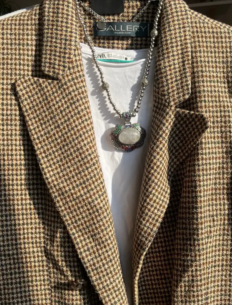 Blazer pied de poule Gallery - 6