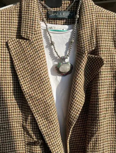 Blazer pied de poule Gallery - miniatura 6