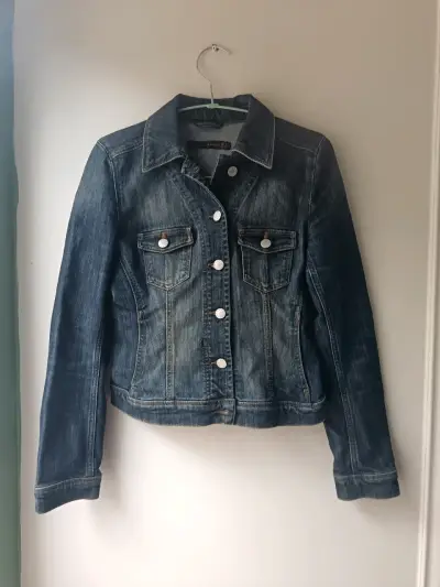 Chaqueta de mezclilla zara woman - miniatura 1