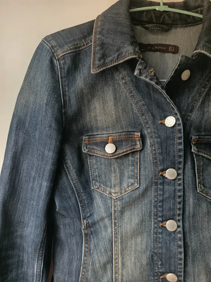 Chaqueta de mezclilla zara woman - 2