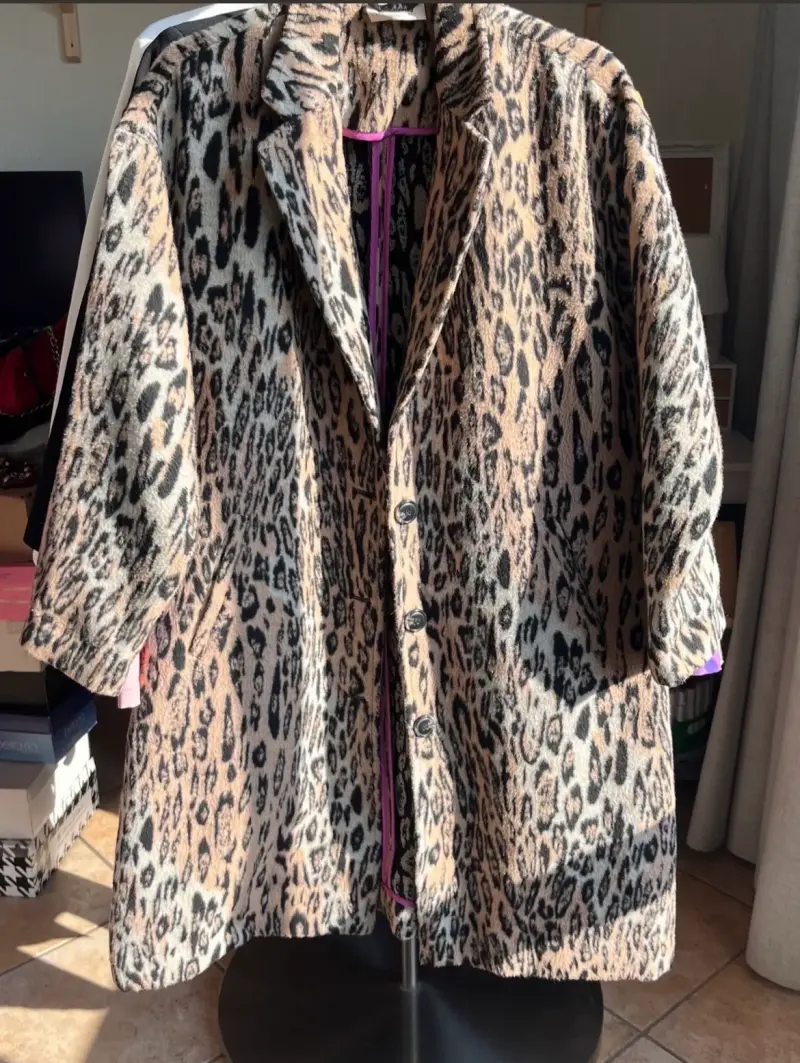 Abrigo animal print Americanino - 4