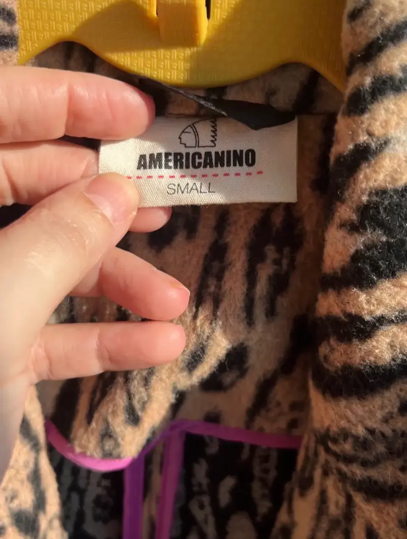 Abrigo animal print Americanino - 5