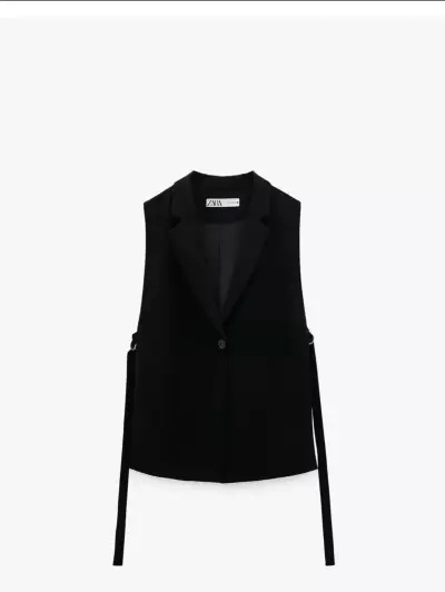 Blazer sin mangas marca Zara - miniatura 3