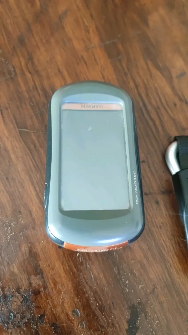 GPS Garmin Oregon 450 con funda y clip - 1