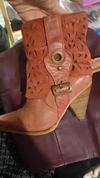 Botines de cuero Exotica - miniatura 1