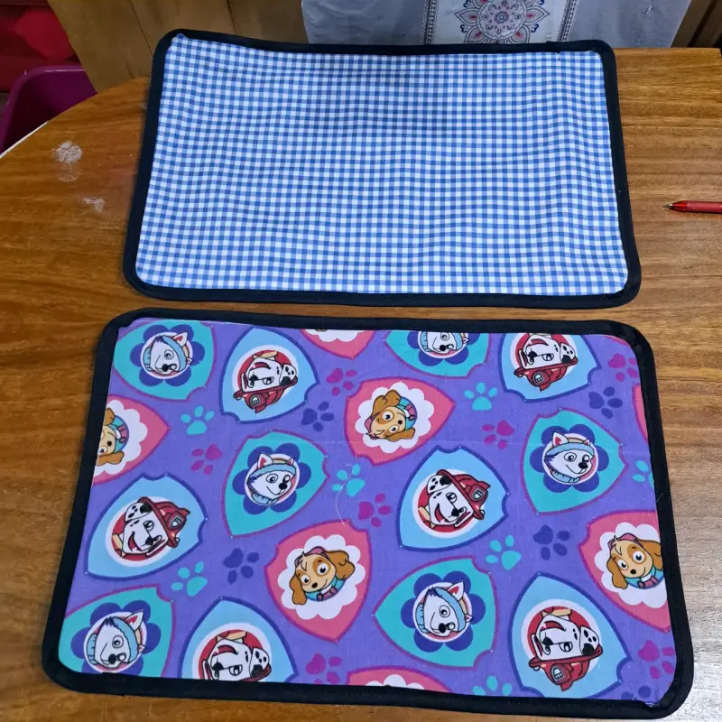 Set de manteles individuales infantiles con diseños variados - 3