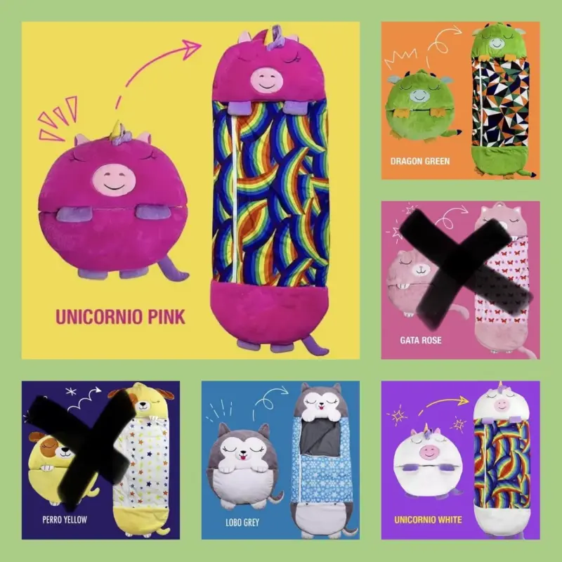 Saco de Dormir Infantil Unicornio Pink