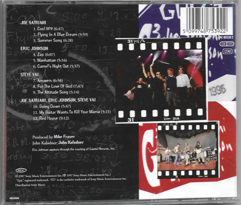 G3 - Live In Concert (CD) - 2