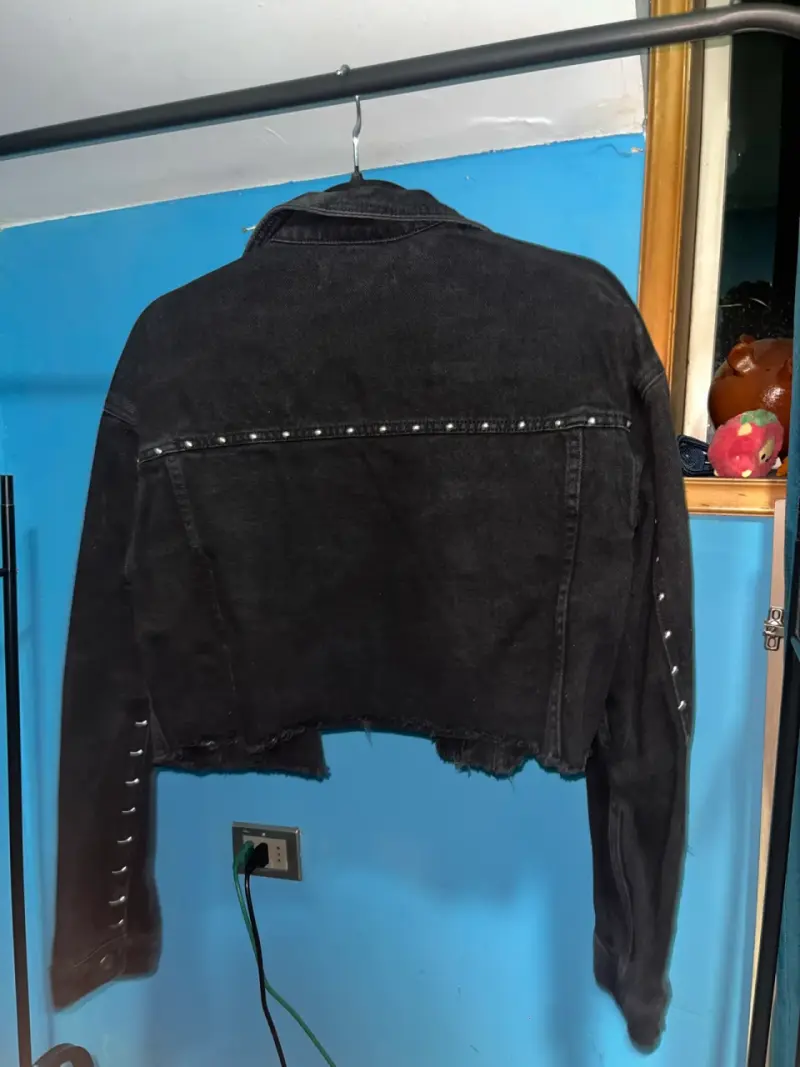 Chaqueta de mezclilla negra Soviet para mujer - 2