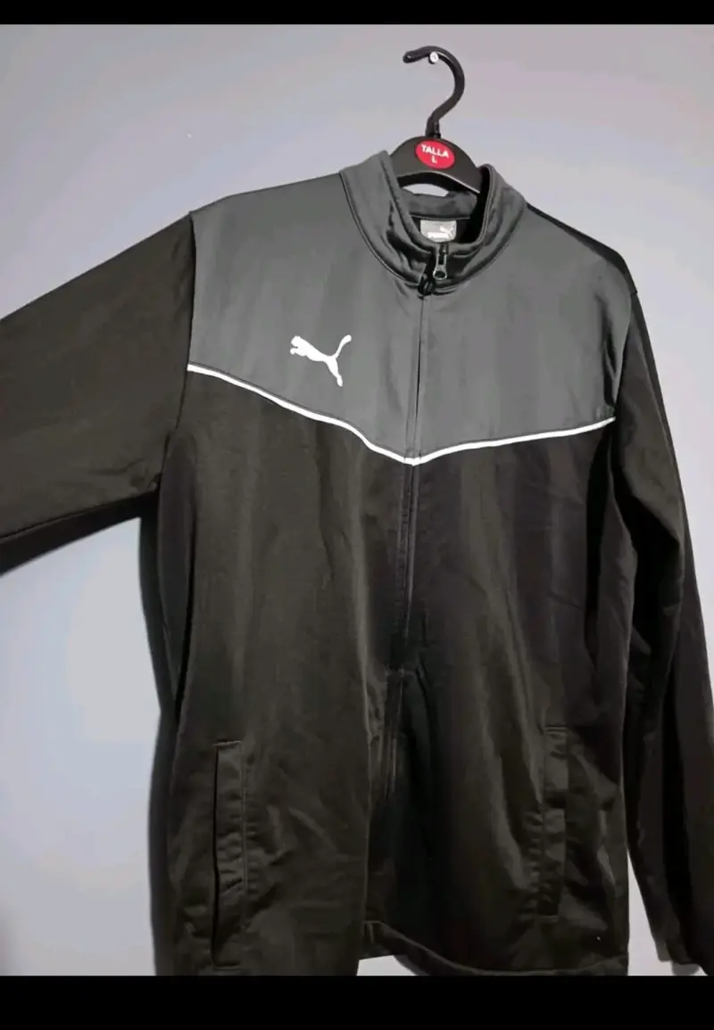 Chaqueta deportiva negra Puma talla L - 2