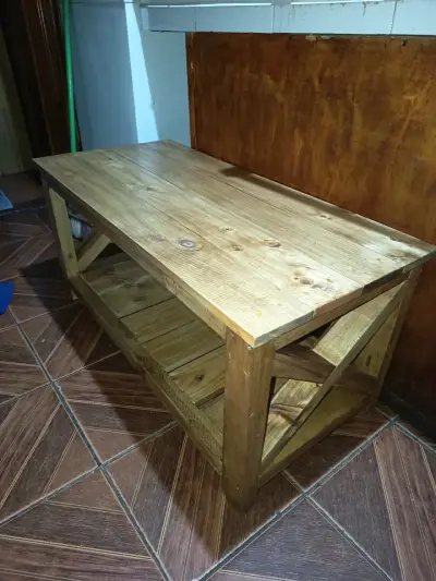 Mesa de Entrada de Madera Rústica - miniatura 4