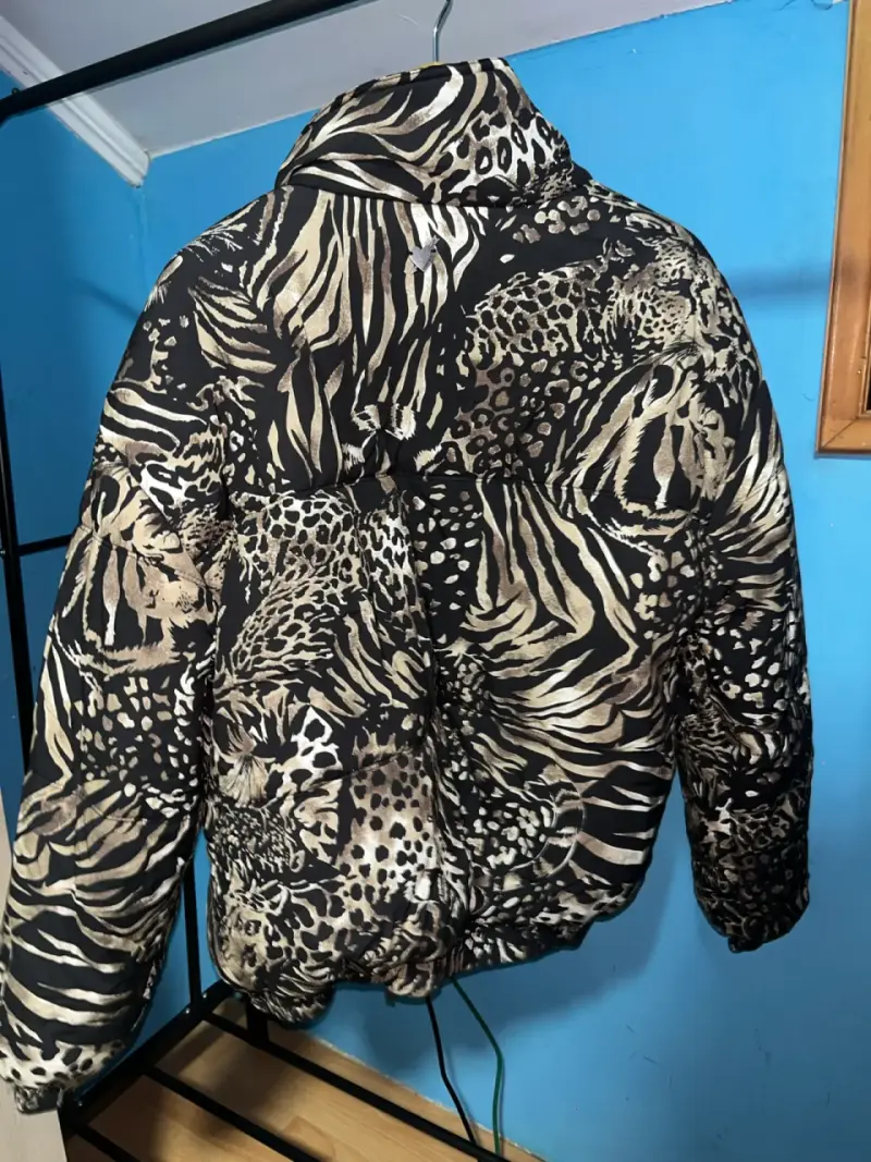 Chaqueta de mujer rosa con forro de borrego - 2