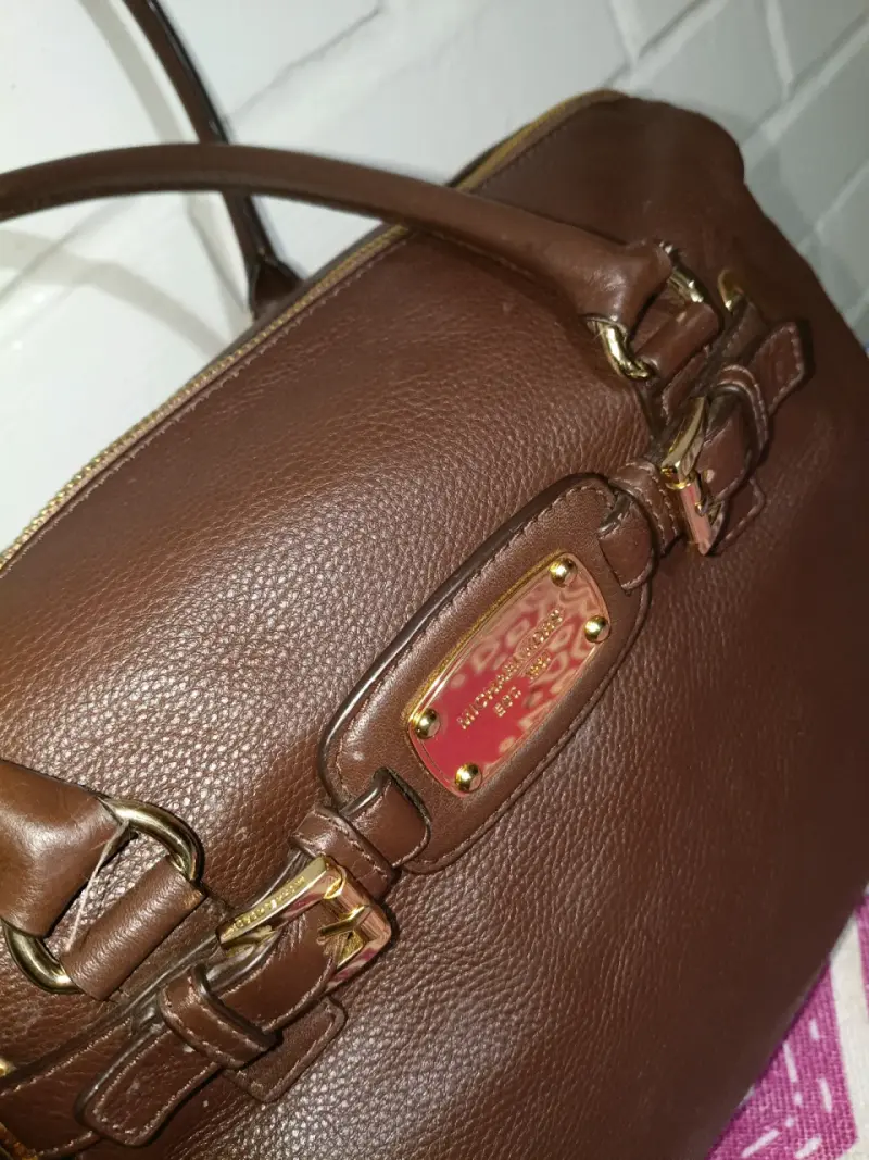 Bolso de cuero marrón Michael Kors - 2