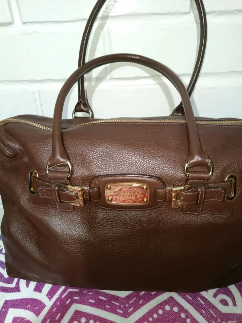 Bolso de cuero marrón Michael Kors - 3