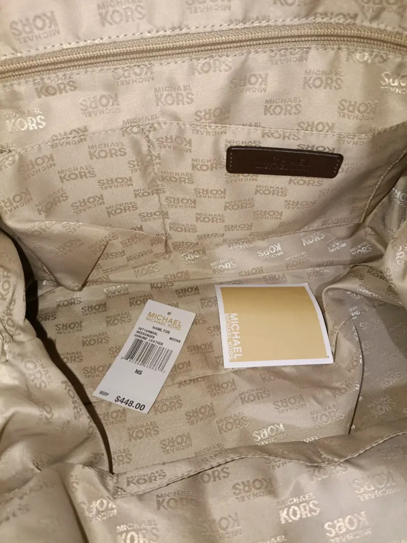 Bolso de cuero marrón Michael Kors - 5