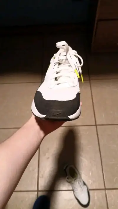 Zapatillas Nike Air Max blancas y negras - miniatura 6