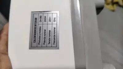 Calefactor de pared 2000W con control digital - miniatura 2