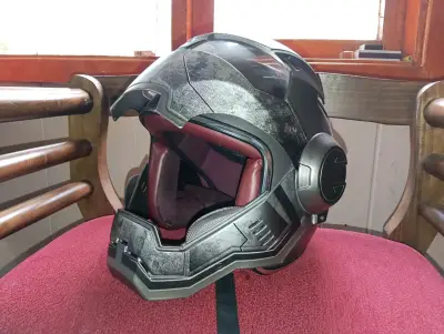 Casco de colección estilo Iron Man War Machine - miniatura 3