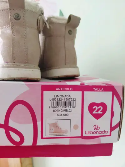 Botines Limonada talla 22 - miniatura 2