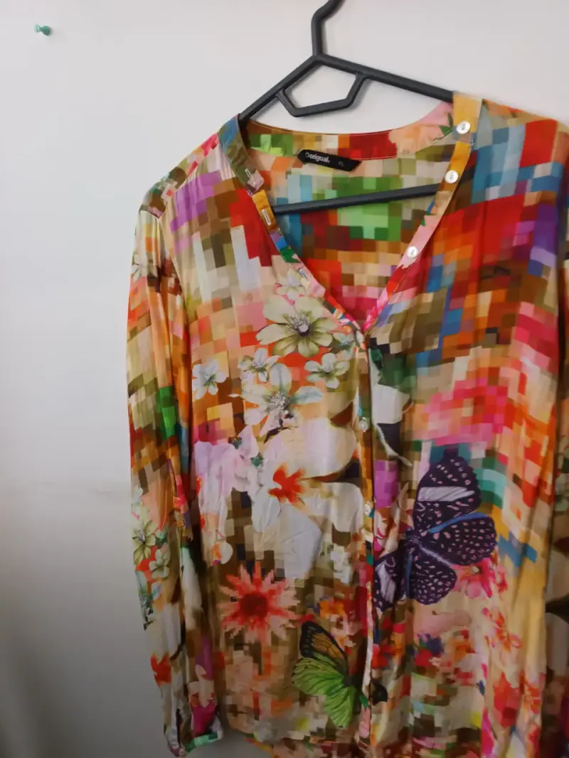 Blusa estampada floral Desigual para mujer - 2