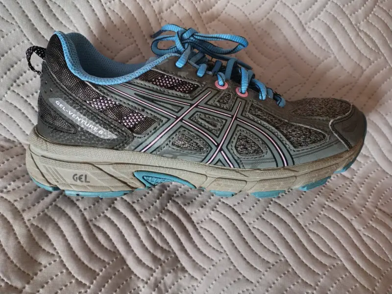Zapatillas running Asics Gel-Venture 6 gris y azul - 2