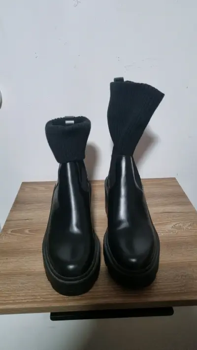 Botines Negros Zara - miniatura 1