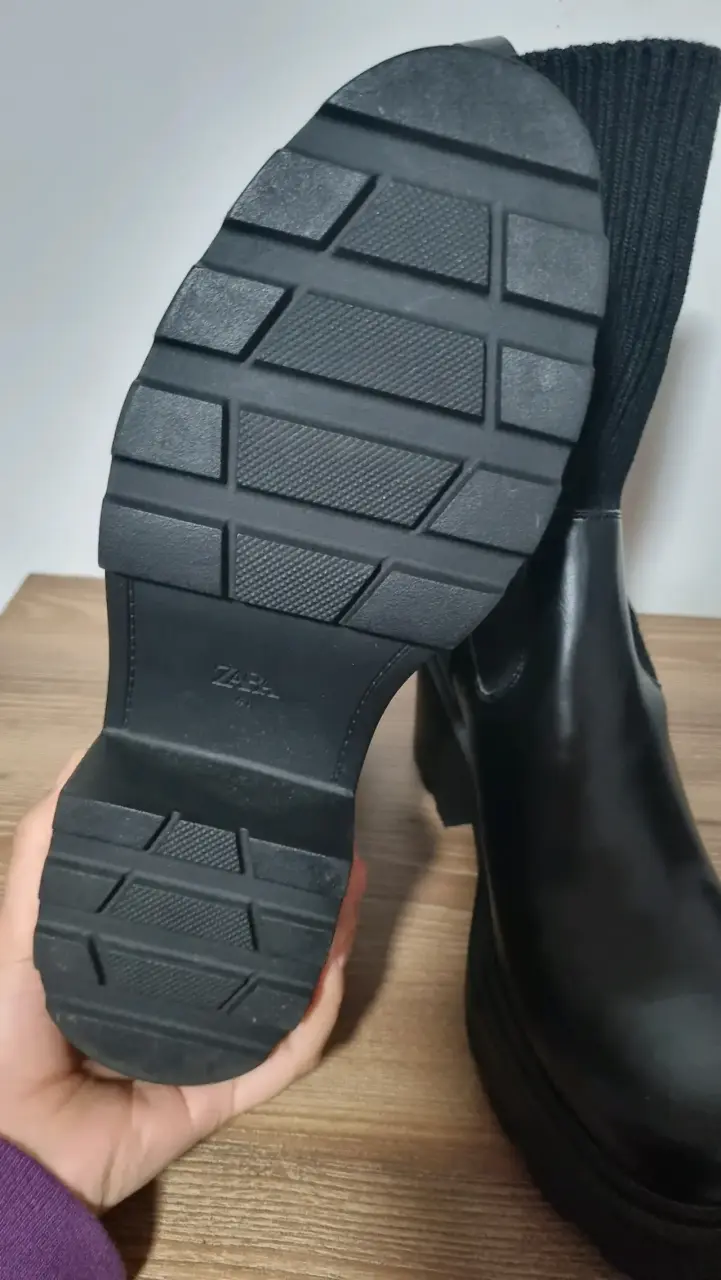 Botines Negros Zara - 4