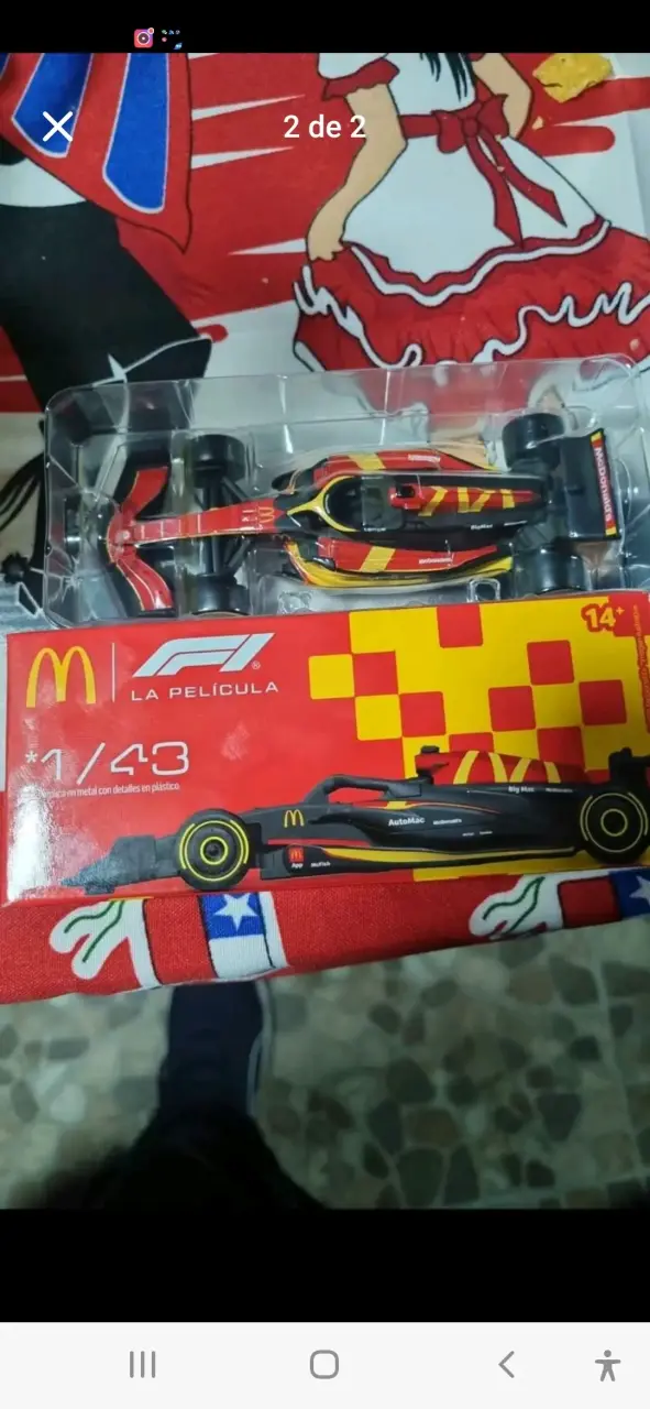 Auto juguete Formula 1 McDonald edición limitada - 2
