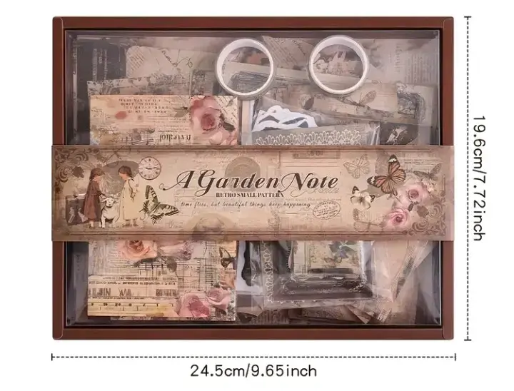 Set de papelería vintage A Garden Note - 2