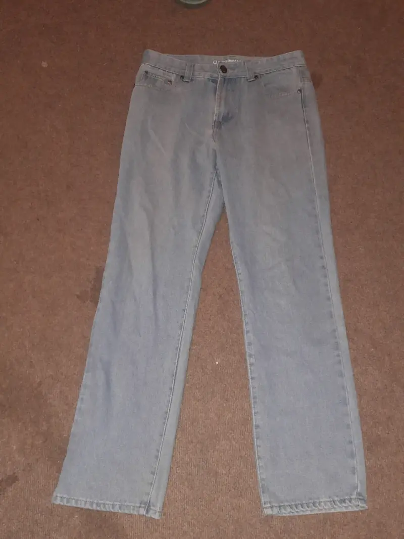 Jeans de mezclilla azul claro para hombre