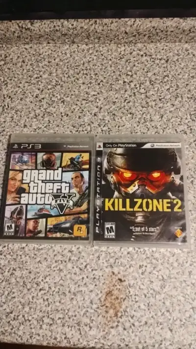 Juegos PS3 Grand Theft Auto V y Killzone 2 - miniatura 1