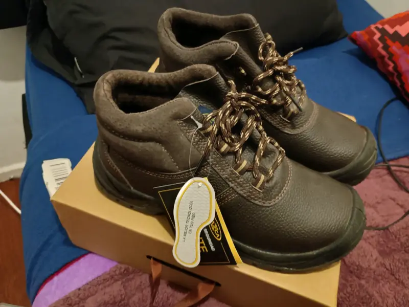 Zapatos de seguridad marrones para hombre - 2