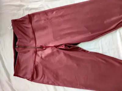 Leggings control de abdomen  burdeos para mujer - miniatura 2